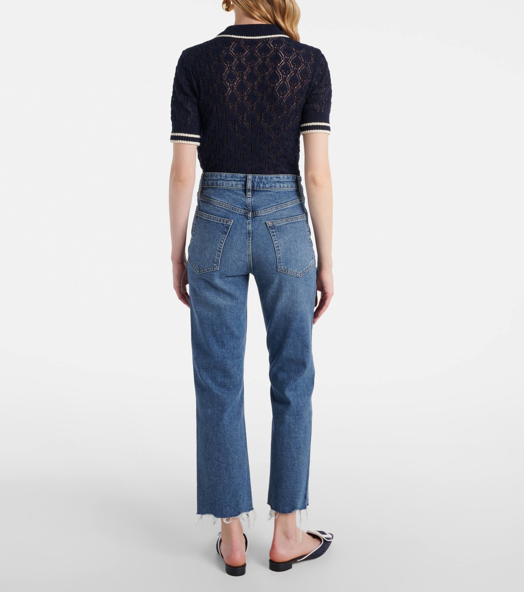 Ruler cropped straight jeans - 3