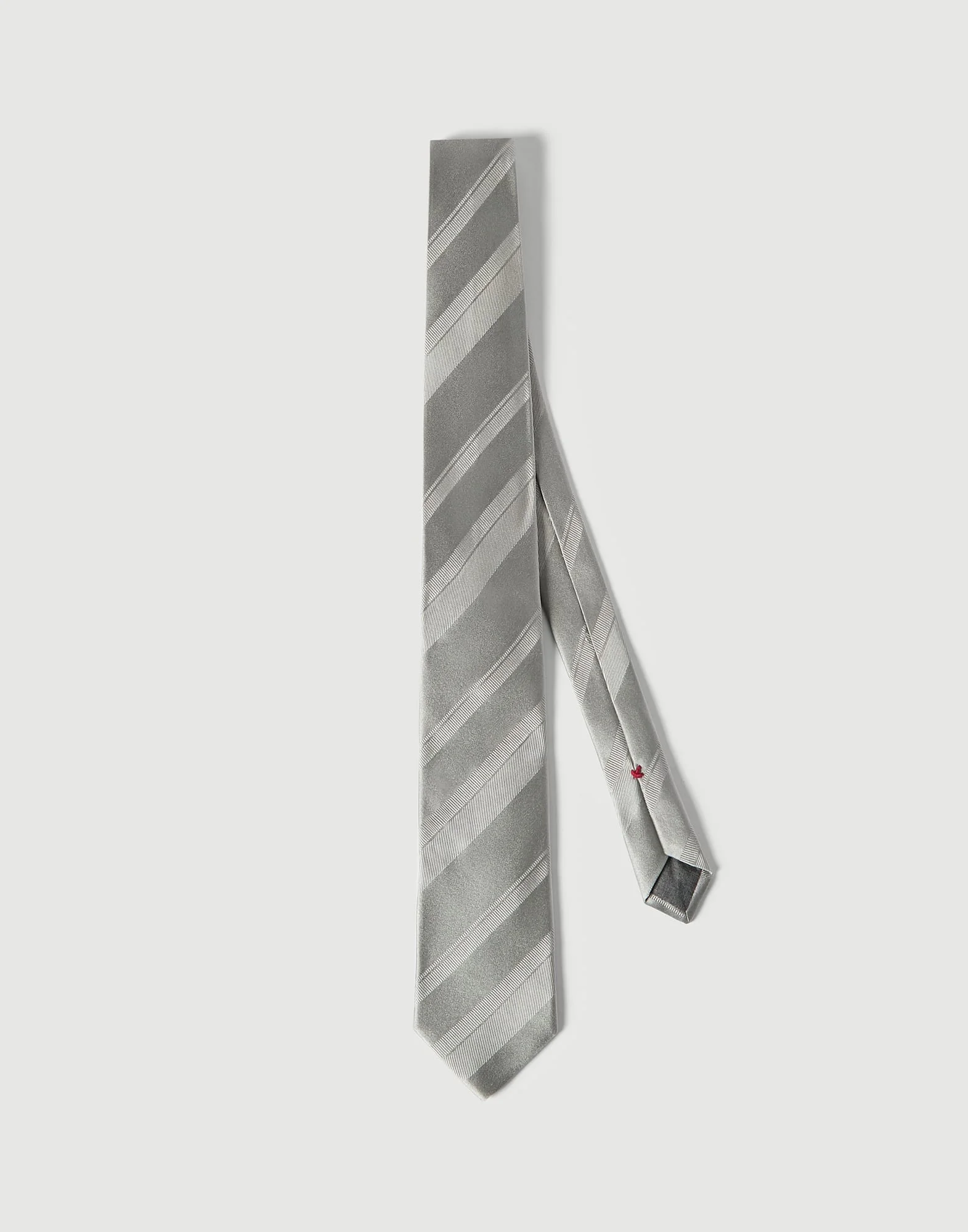 Striped silk tie - 1