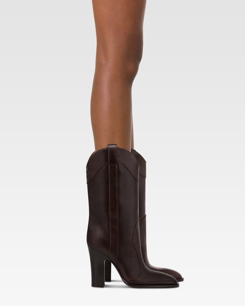 Leather ankle boot 6