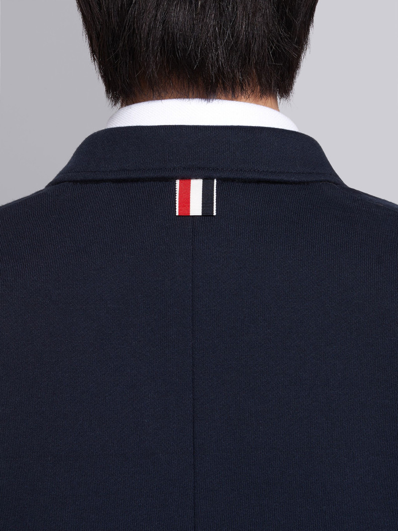 Navy Classic Loop Back Narrow Shoulder 4-Bar Jacket 5