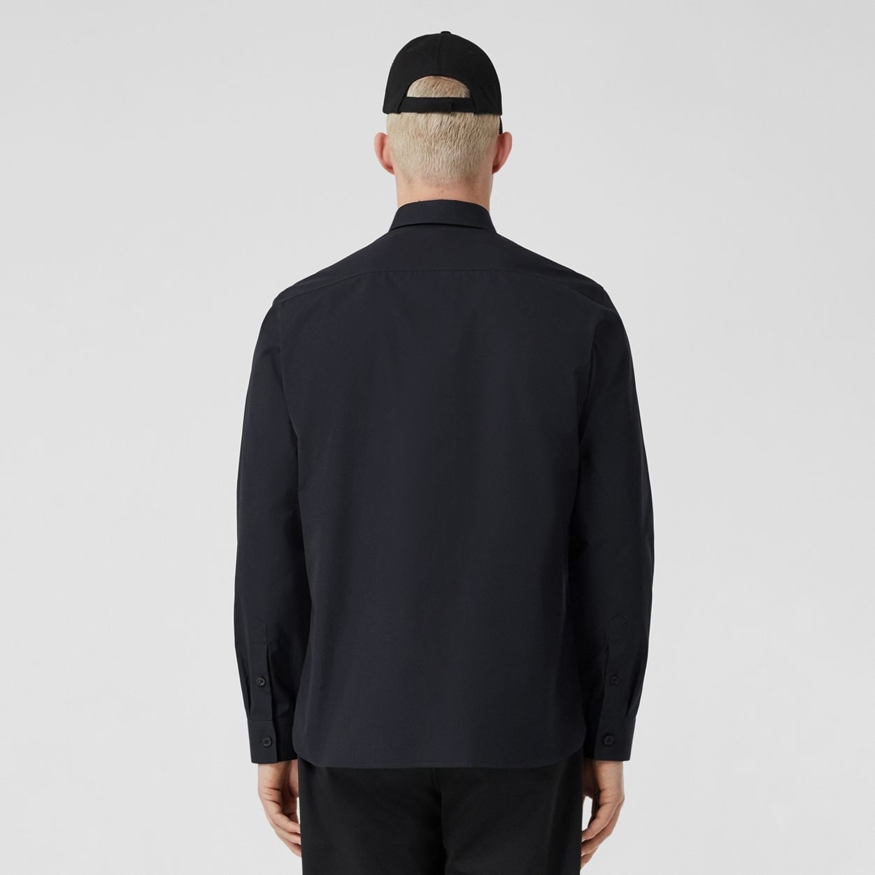 Embroidered Logo Cotton Shirt - 4