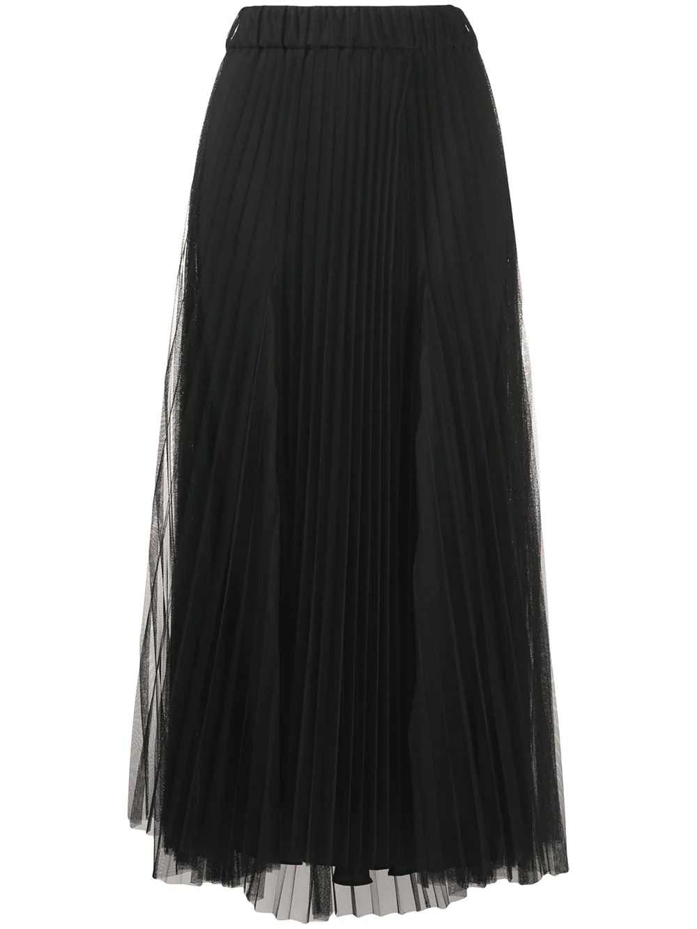 accordion pleat long skirt - 1