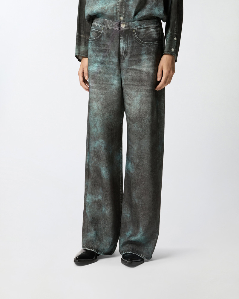 WIDE-LEG TROUSERS WITH TROMPE-L'ŒIL PRINT 5