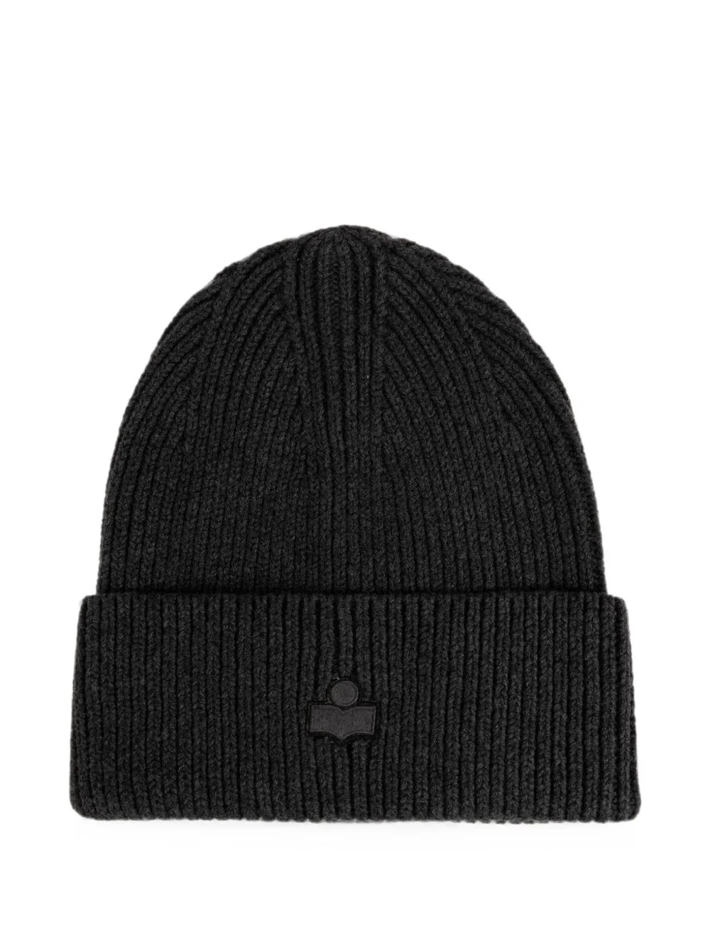 Mayers logo-patch ribbed-knit beanie hat - 1