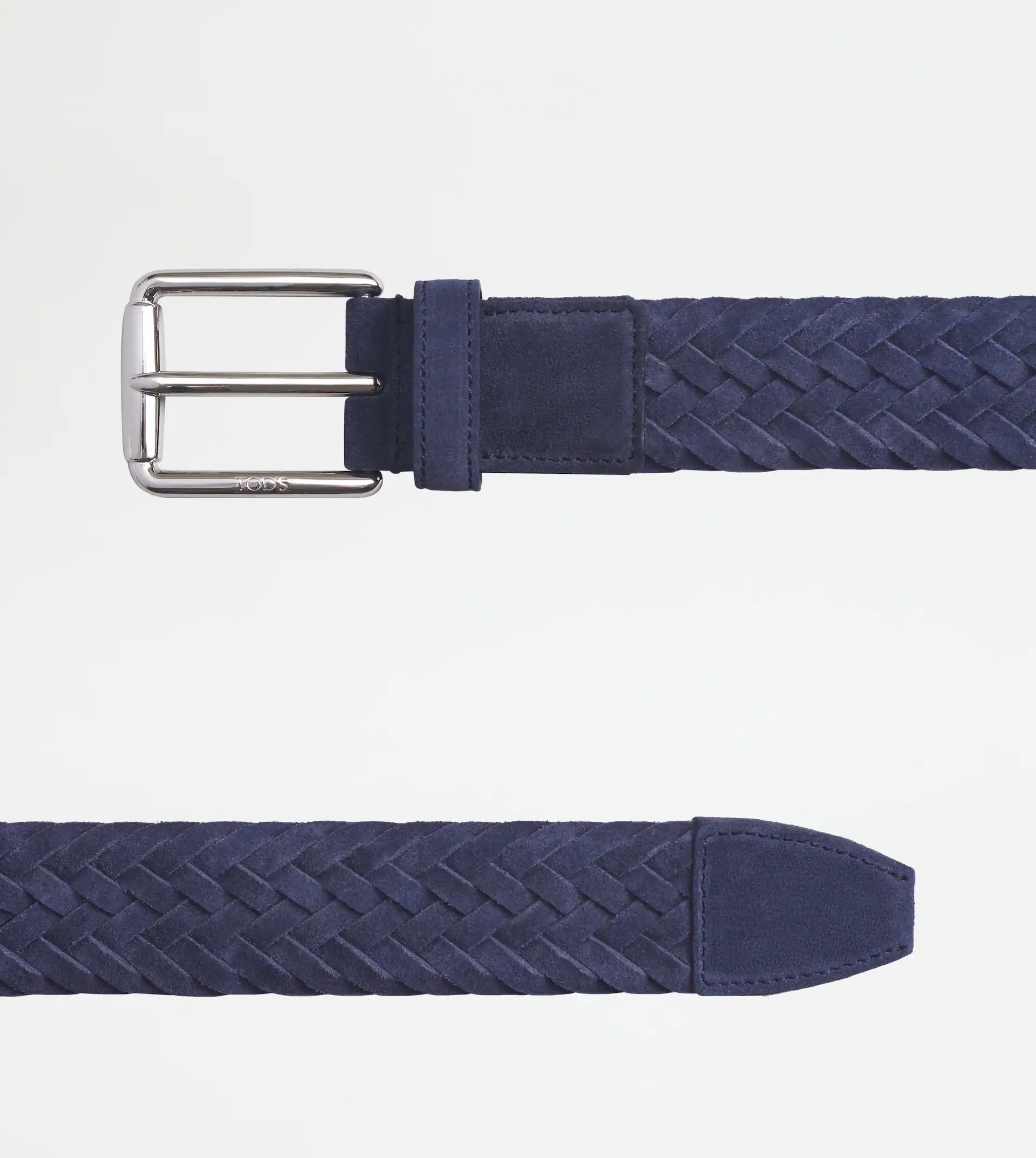 BELT IN SUEDE - BLUE - 2