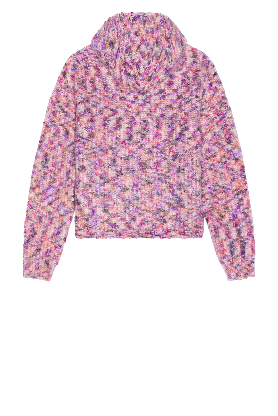 Zipped Wool Mohair Hoodie Knit - 2