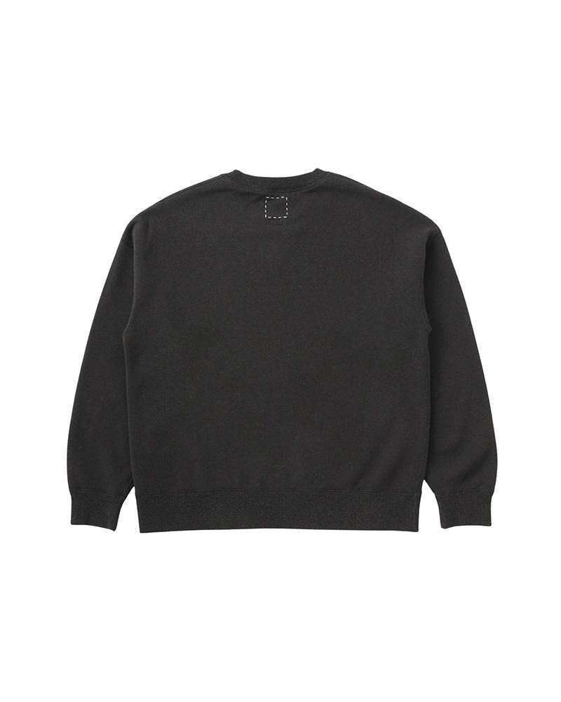 visvim JUMBO SB SWEAT L/S (FINE WOOL) BLACK outlook