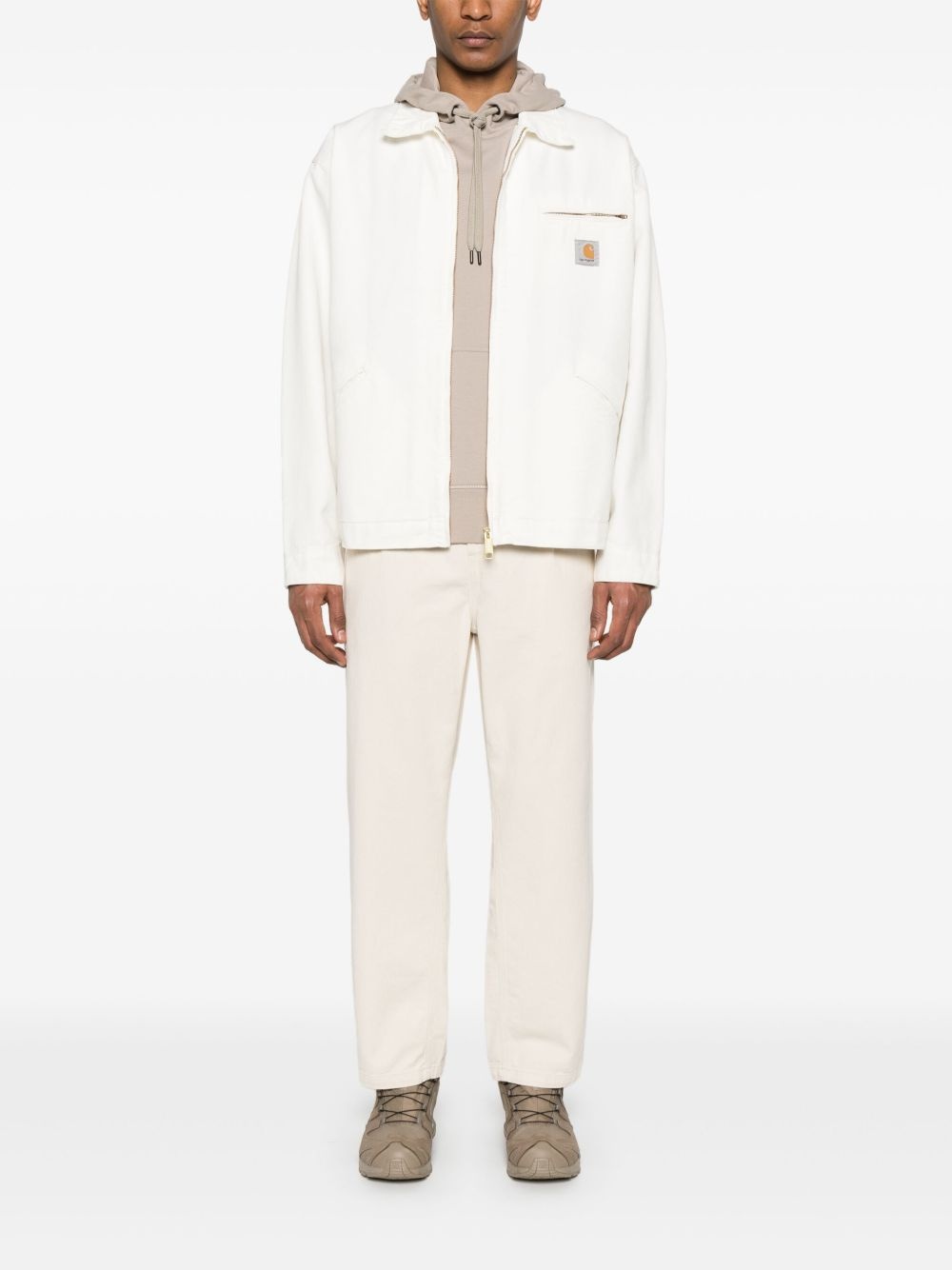 logo-patch trousers - 2