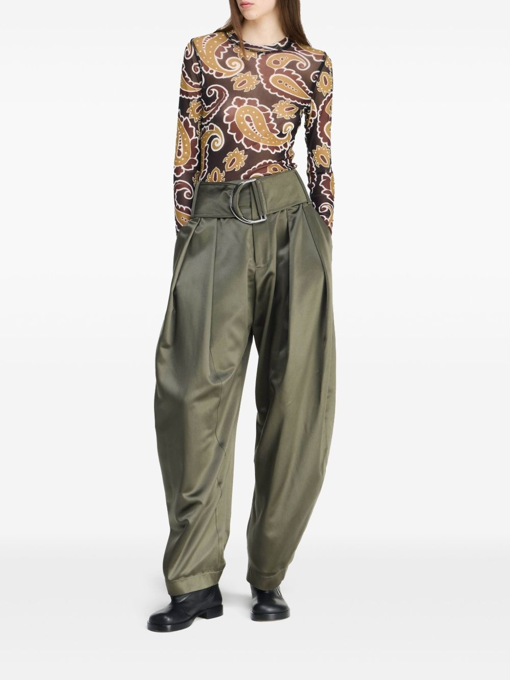paisley-print top - 2