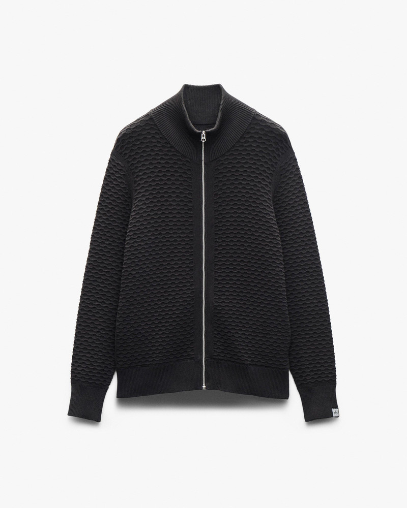 Andrew Cotton Full-Zip Sweater 1