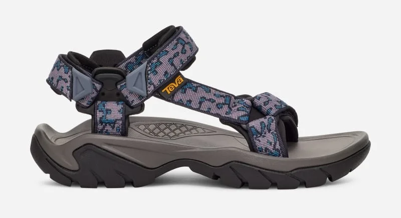 Women's Terra Fi 5 Universal Hiking Sandal in Blue/Black - 1