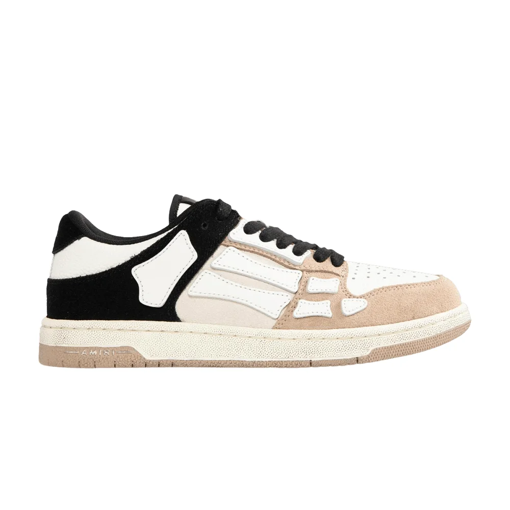 Amiri Skel Top Low 'Distressed - Black Tan' - 1