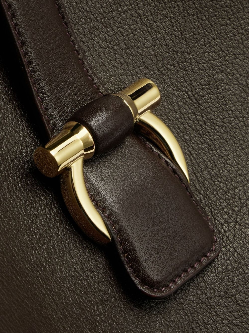 leather tote bag - 5