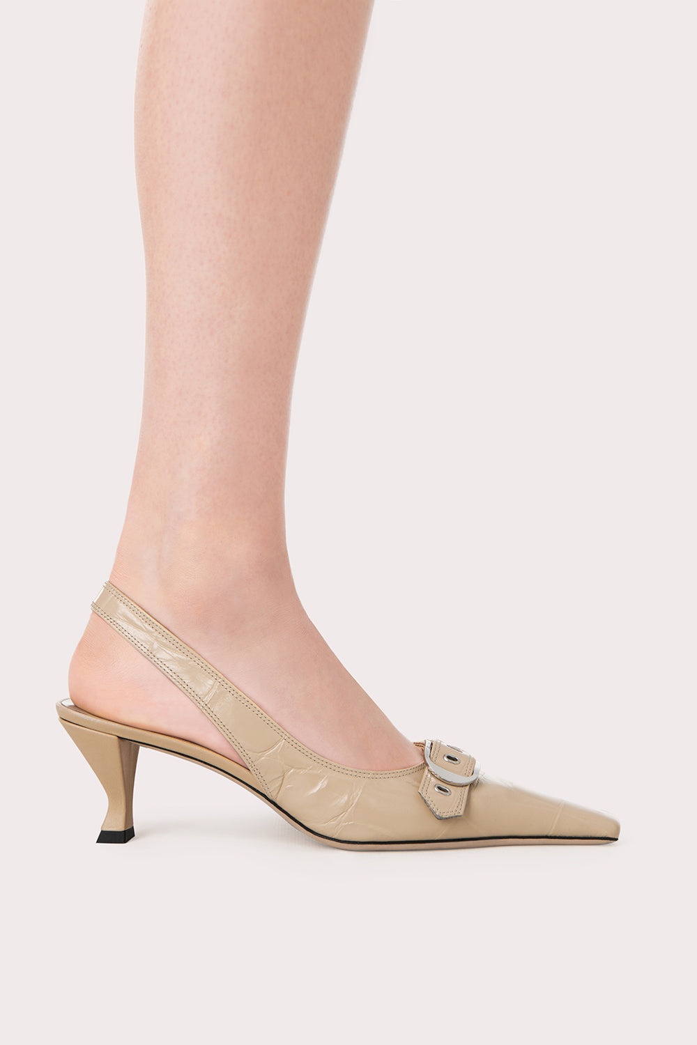 EVITA KRAFT MAXI CROCO AND NAPPA LEATHER - 4