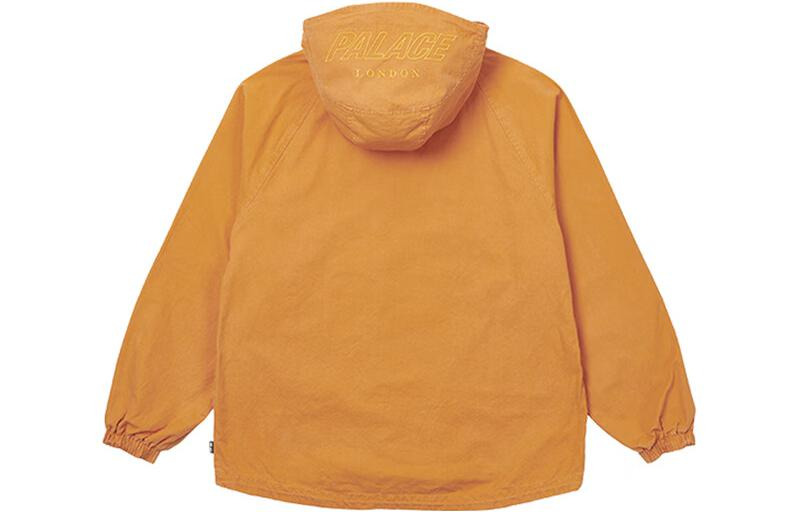 Palace FW22 Washed Cotton Hooded Jacket 'Orange' P22JK223 - 2