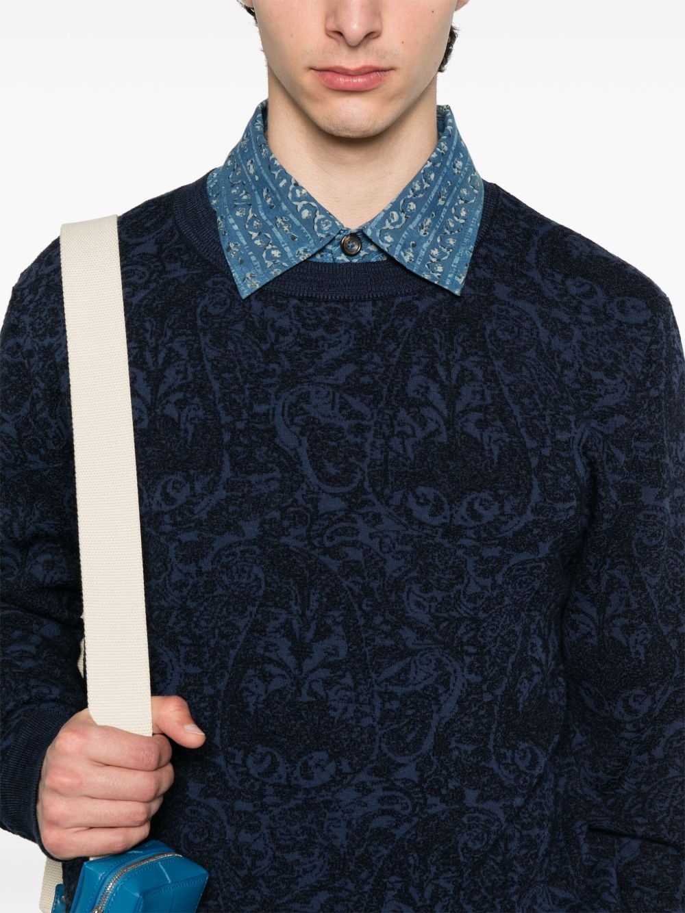 paisley-motif sweater - 5