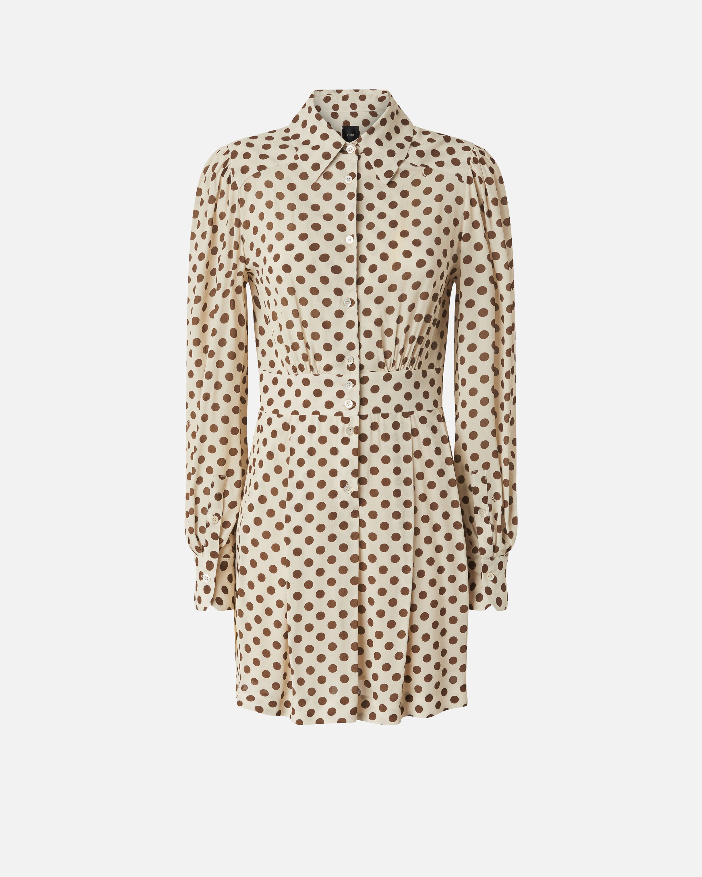 POLKA DOT SHIRT DRESS - 1