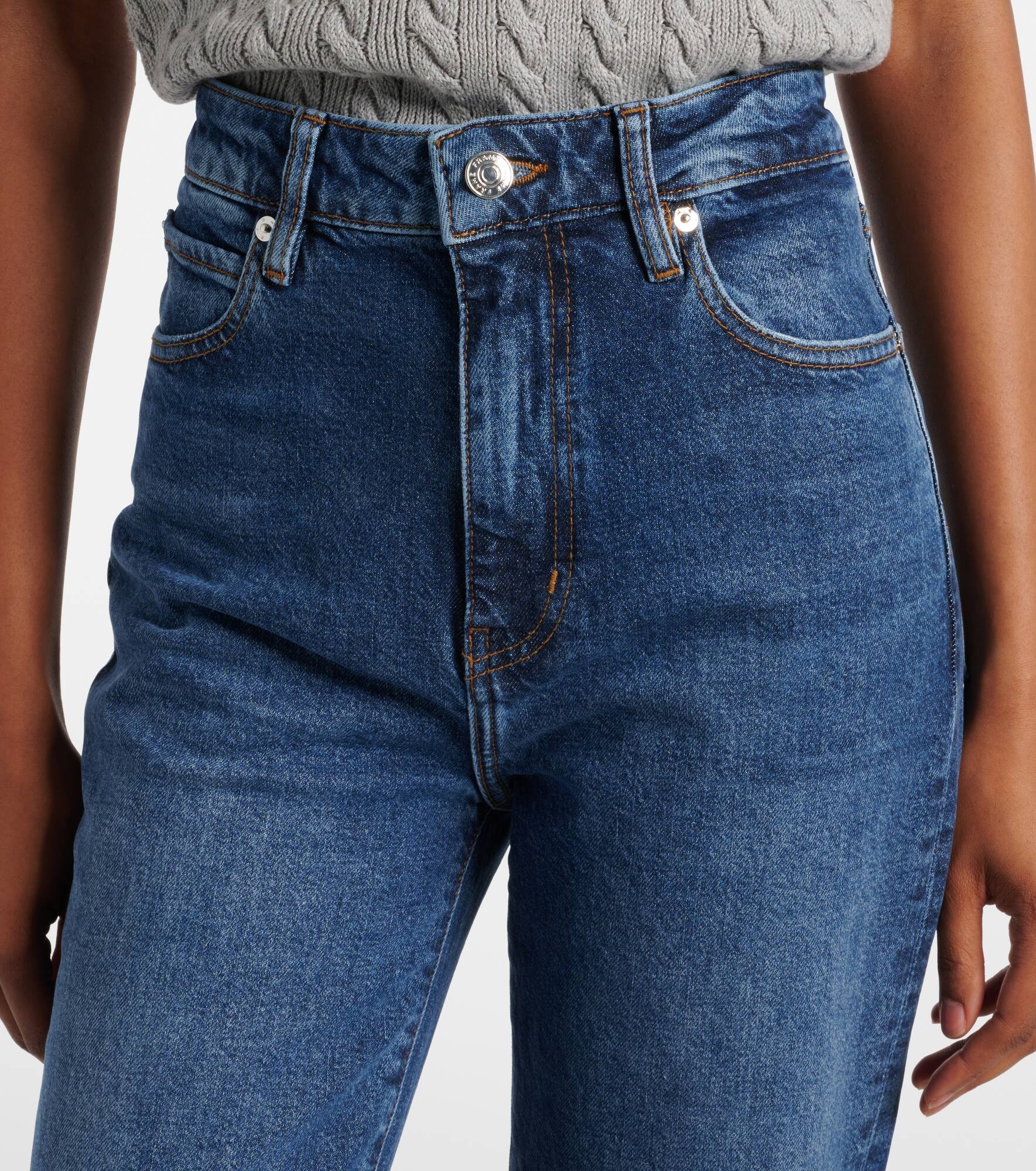 Arrow high-rise bootcut jeans - 4