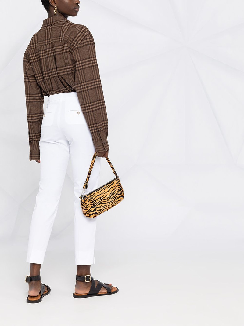 high-waisted tapered trousers 6