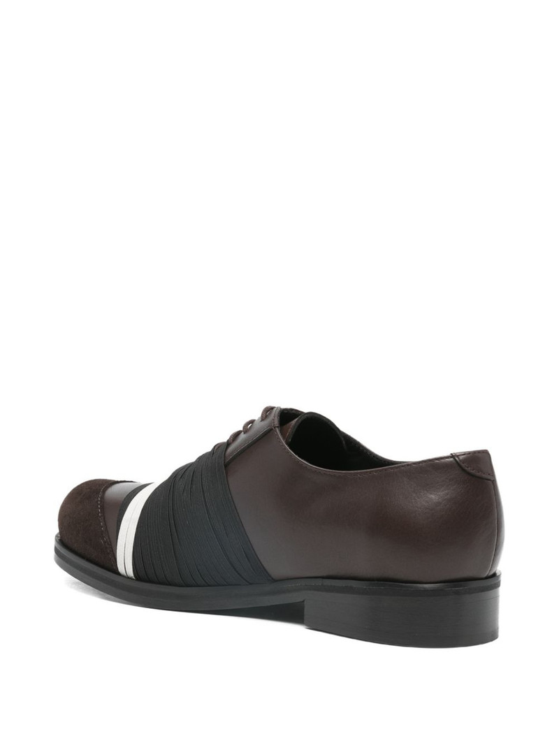 elastic-detail biker derby shoes 3