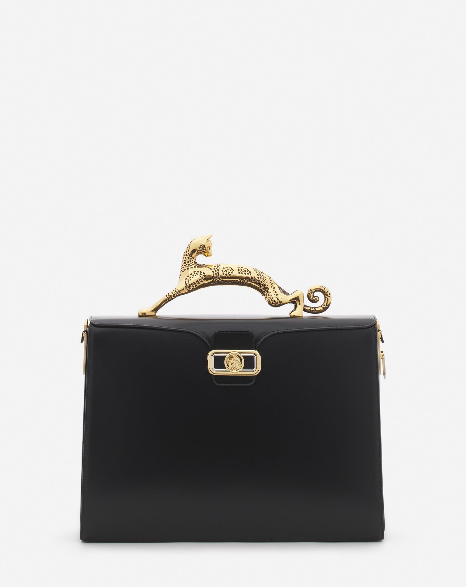 LANVIN X FUTURE PENCIL LEATHER BRIEFCASE - 1