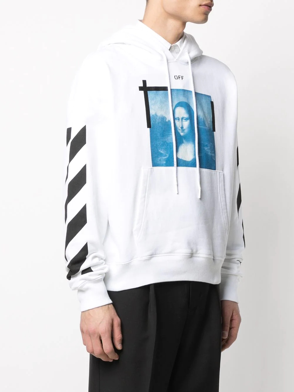 Mona Lisa drawstring hoodie - 3