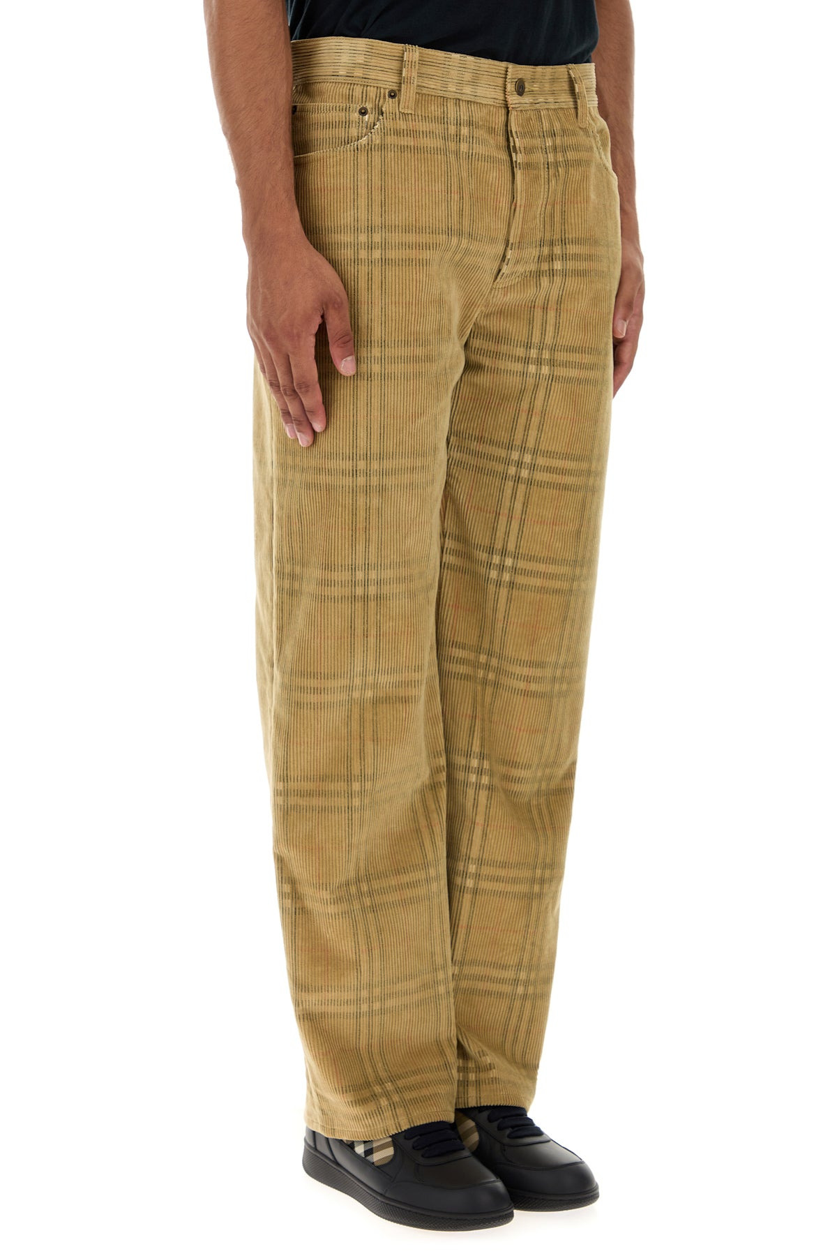 Embroidered corduroy pant - 3