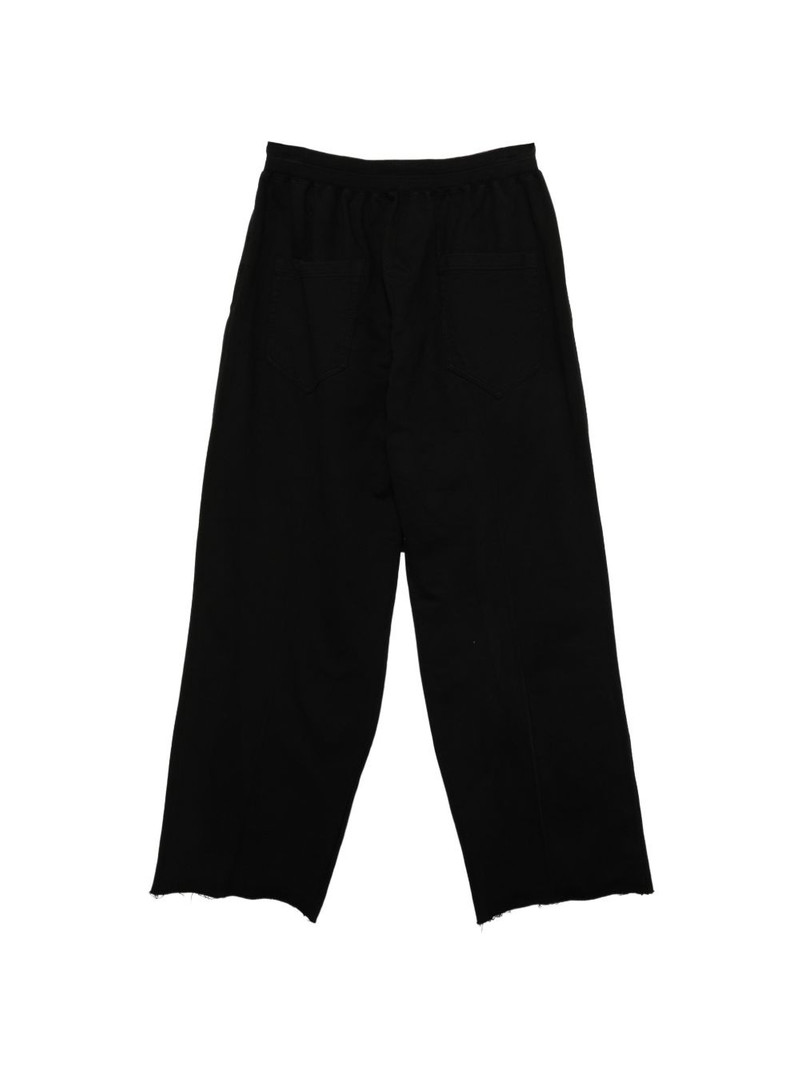 The Viridi-anne drawstring raw-cut trousers outlook