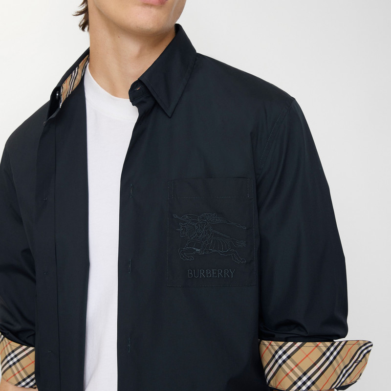 Regular Fit Cotton Poplin Shirt 3