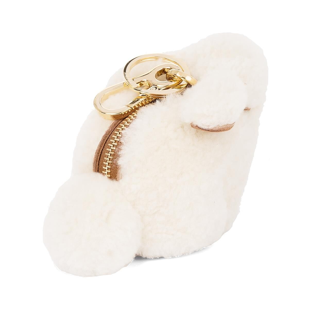 Bunny charm in shearling - 2