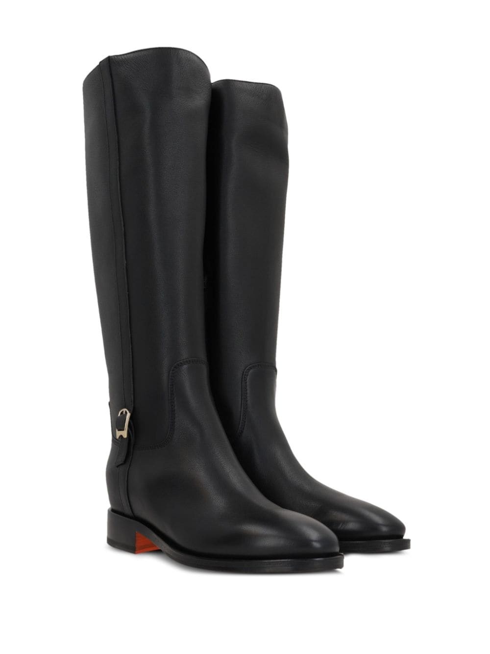 knee-high leather boots - 2