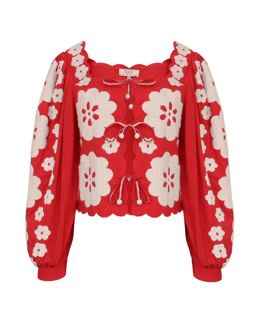 CATRINE LONG SLEEVE TOP - 1