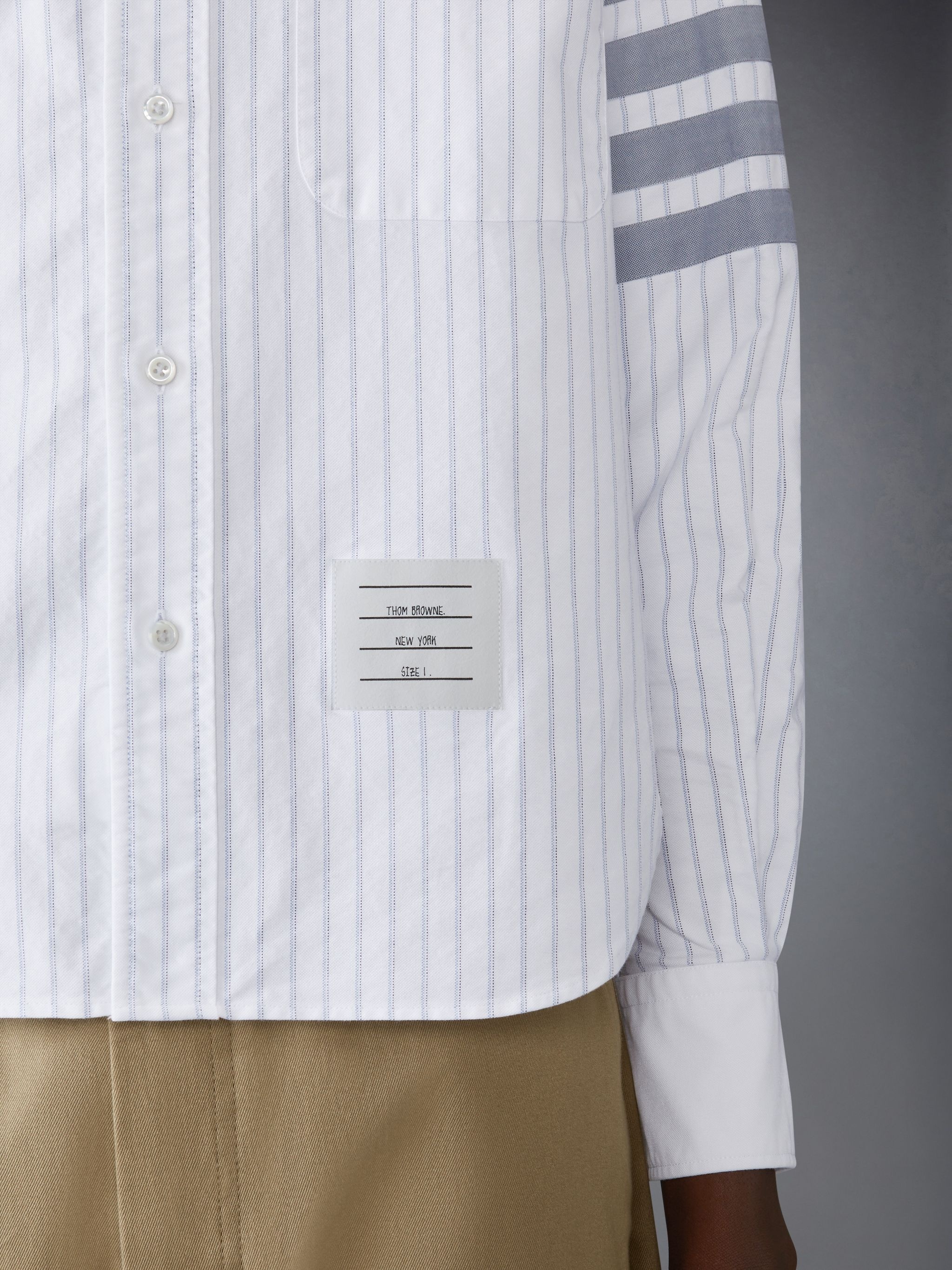 Oxford 4-Bar Shadow Pinstripe Shirt - 5