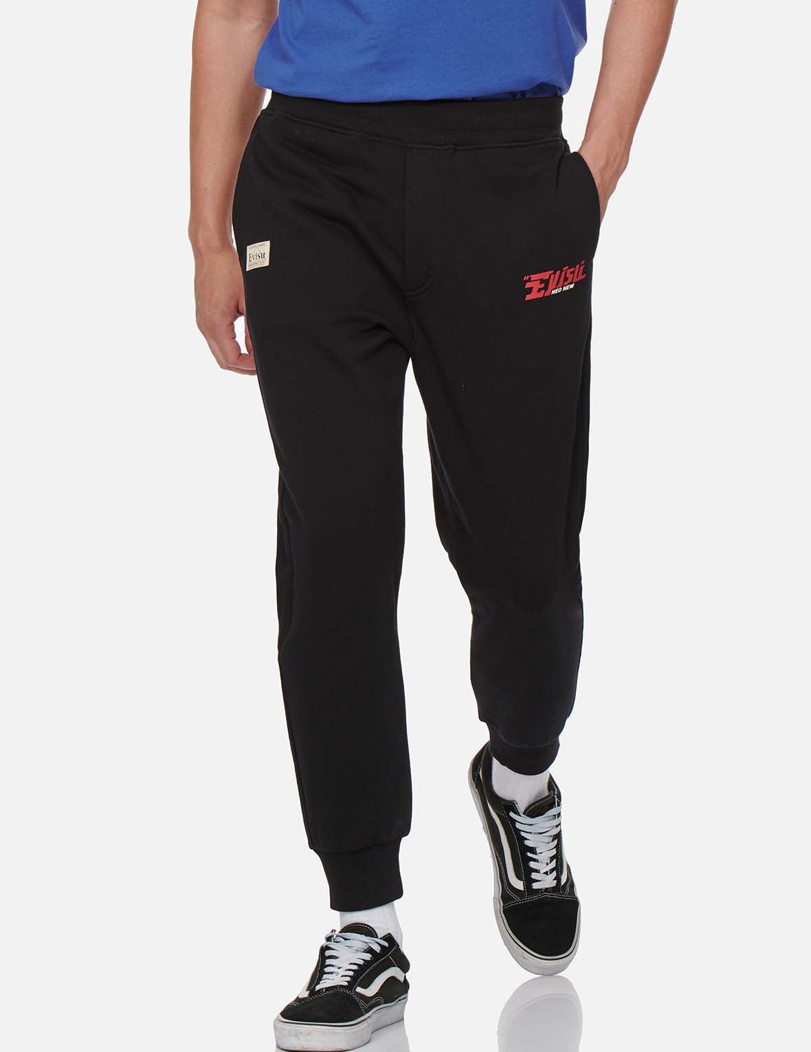 Daruma Brushstroke Daicock Print Sweatpants - 8