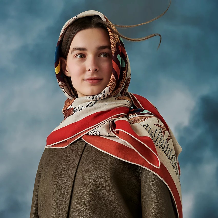 Botanica Grafica shawl 140 - 2