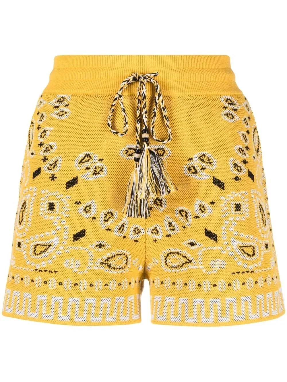 pique bandana-print shorts - 1