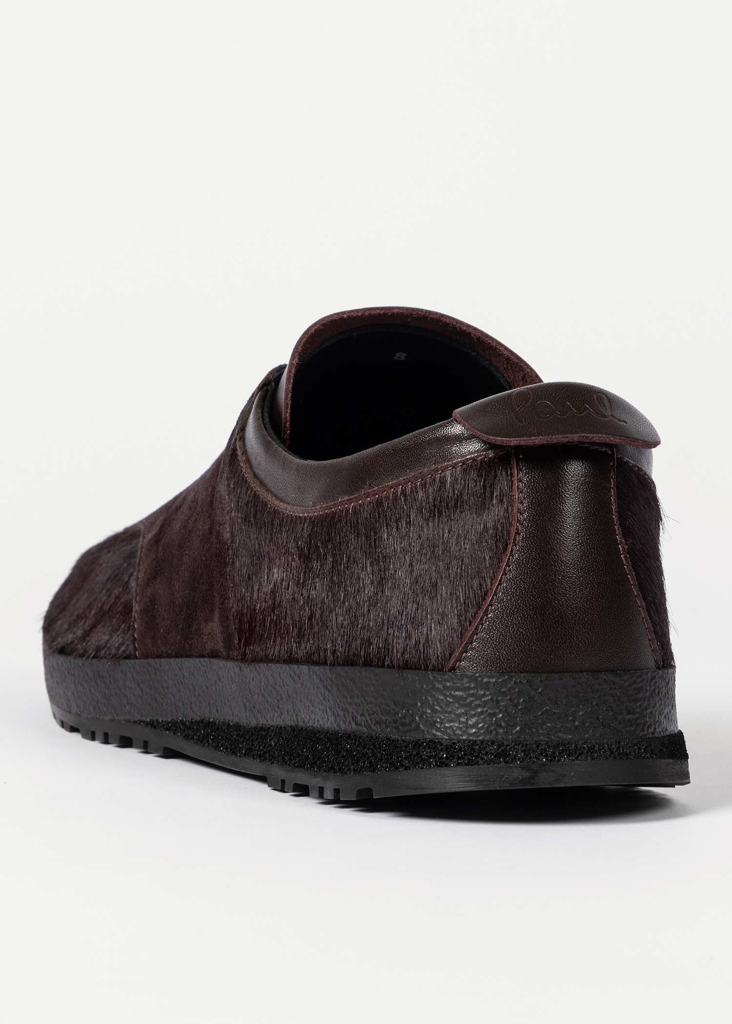 Aubergine Leather 'Zephyr' Trainers - 5