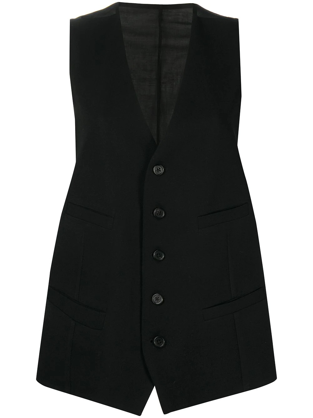 long tailored waistcoat  - 1