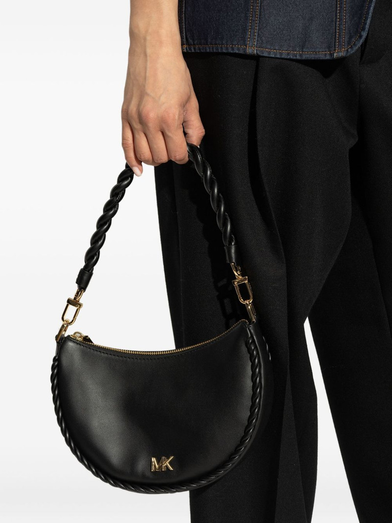 MICHAEL KORS braided-strap crescent shoulder bag outlook