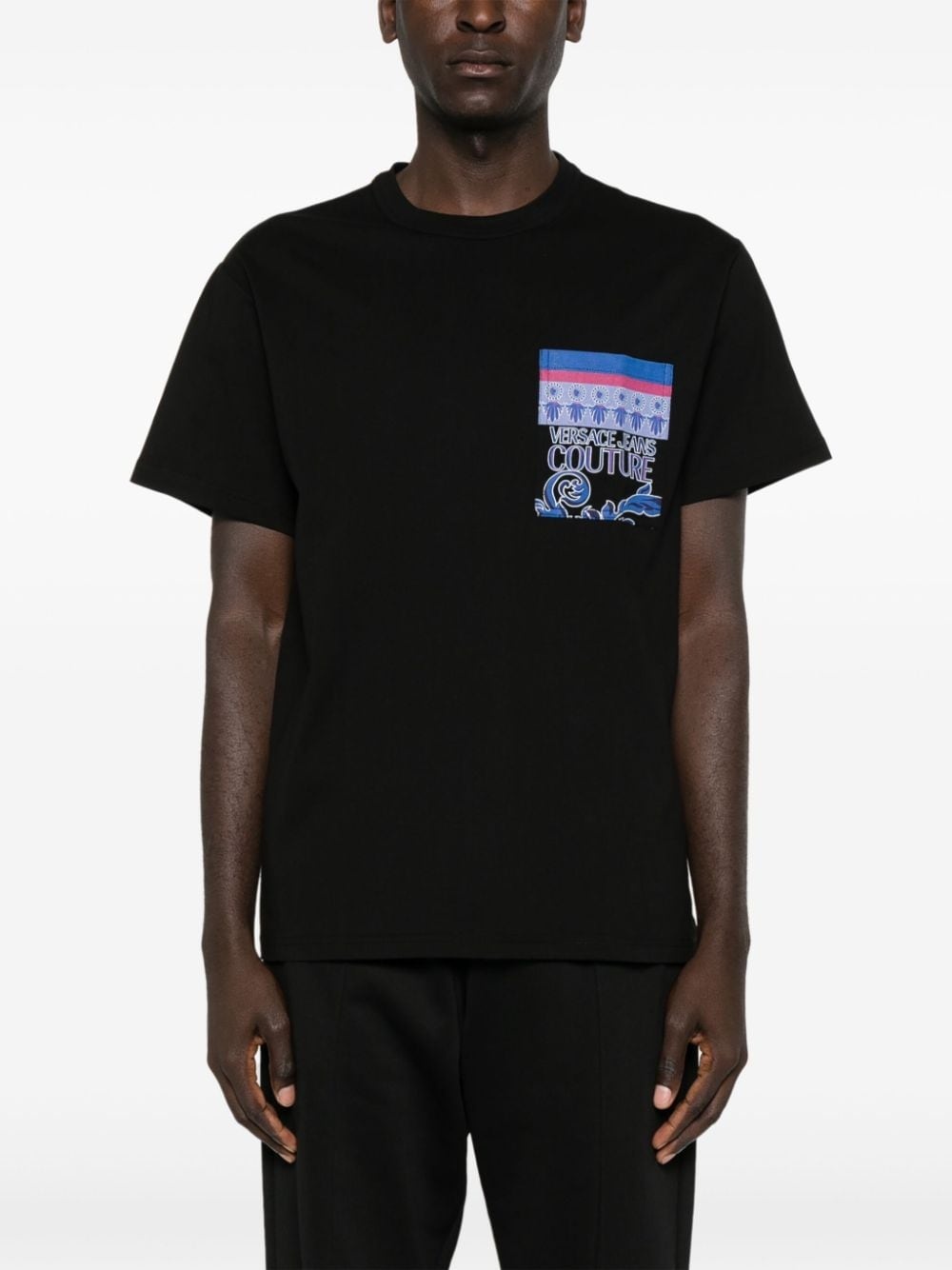 logo-print cotton T-shirt - 3