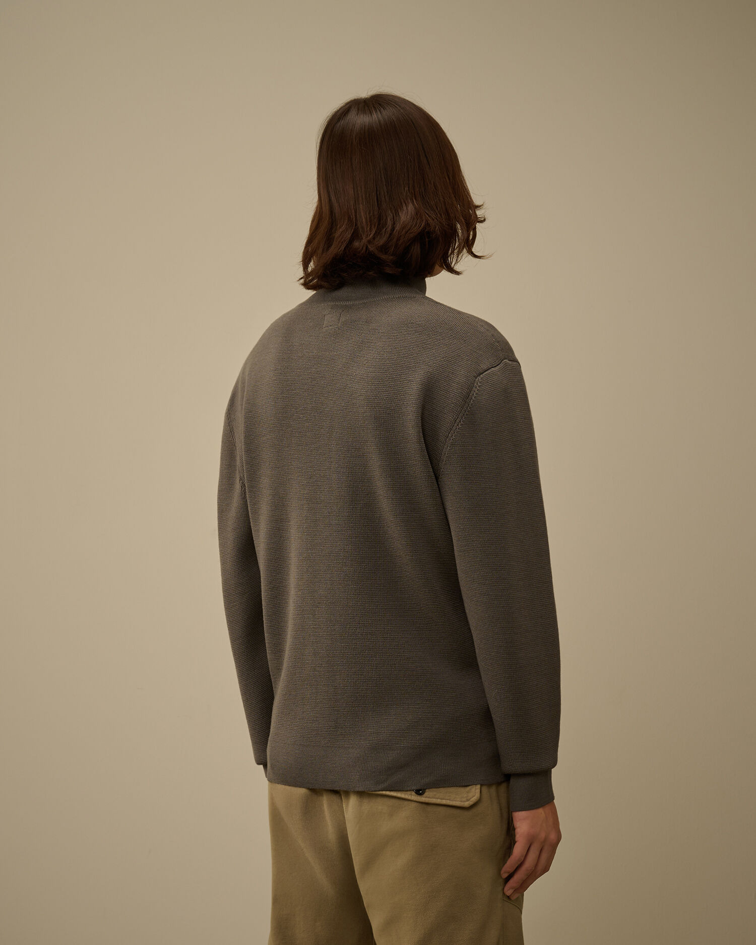 Re-Wool Full Zip Lens Cardigan - 4