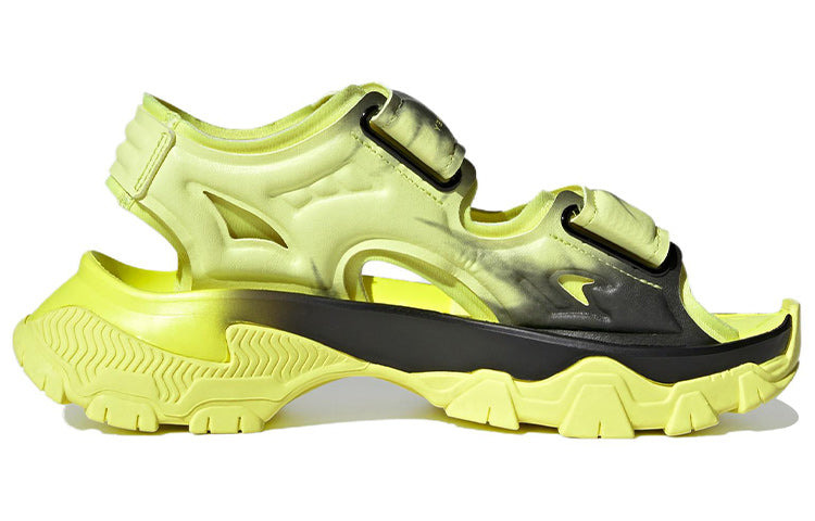 (WMNS) adidas by Stella McCartney Sandals 'Frozen Yellow Core Black' HP6308 - 2