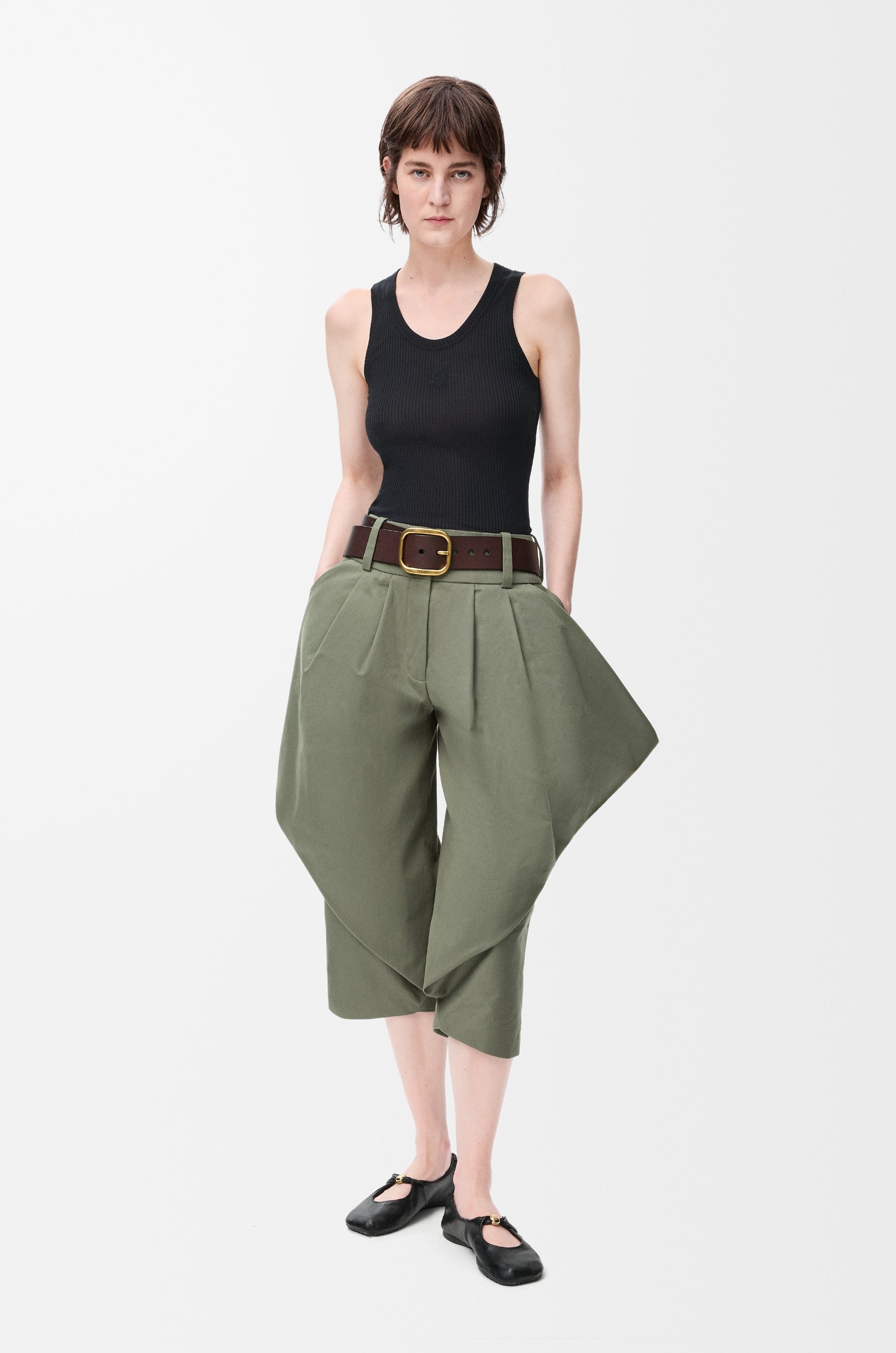 Anagram tank top in silk - 2