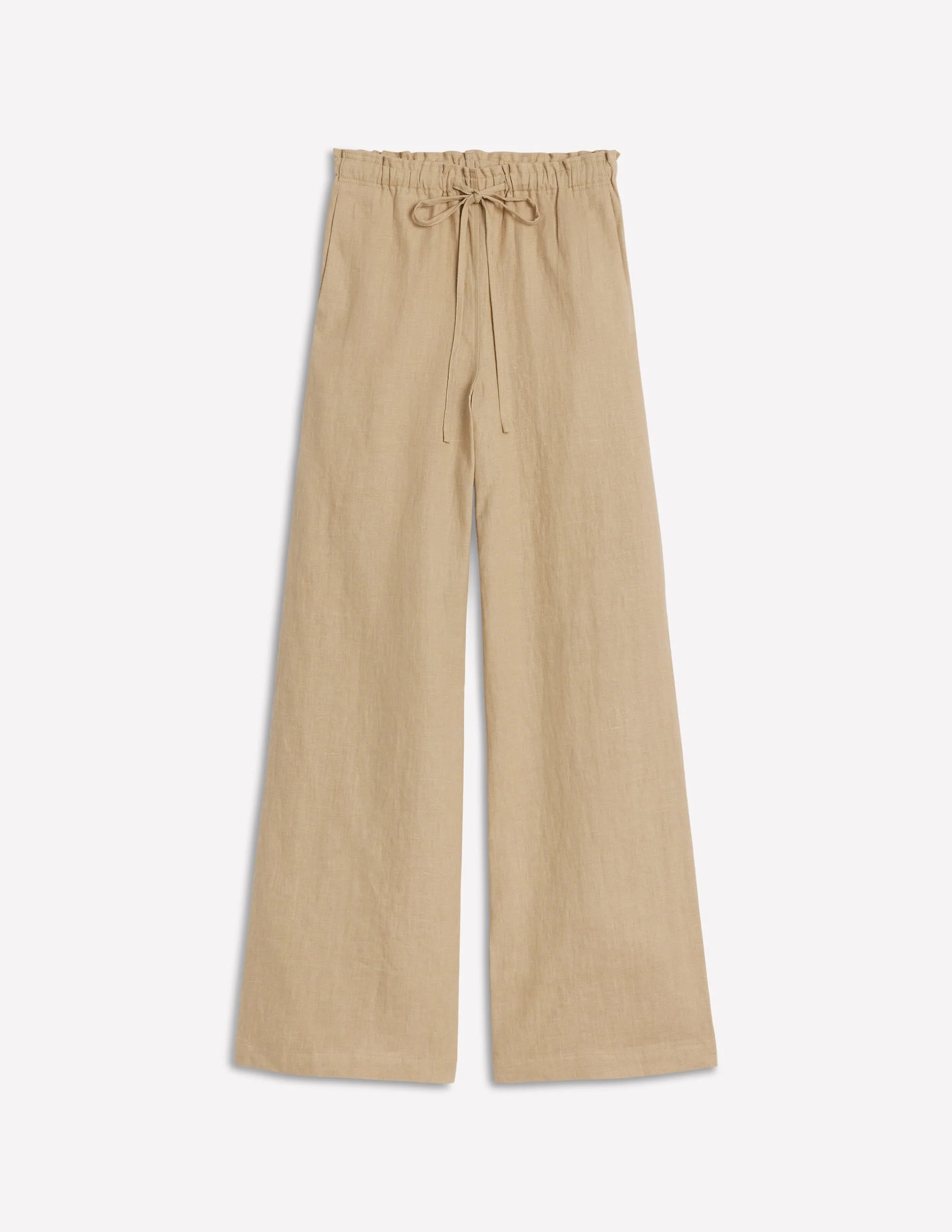 Islington Linen Pants-Oatmeal - 1