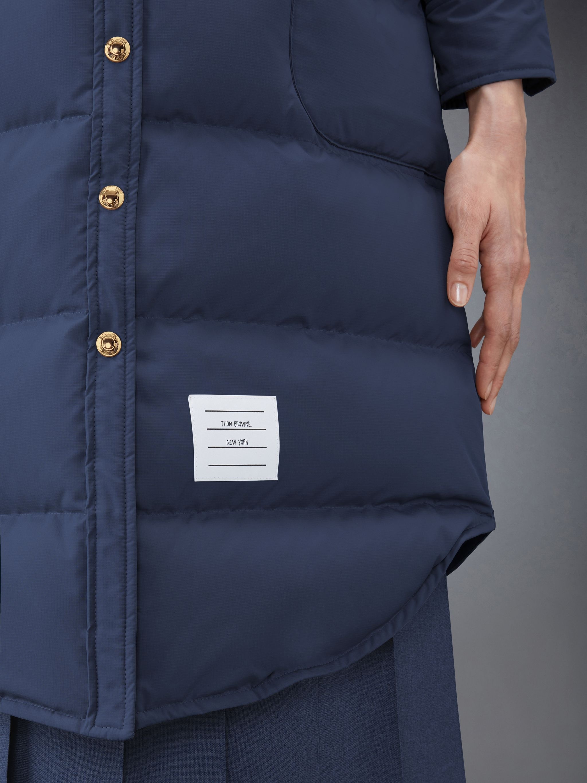 4-Bar hooded padded coat - 6