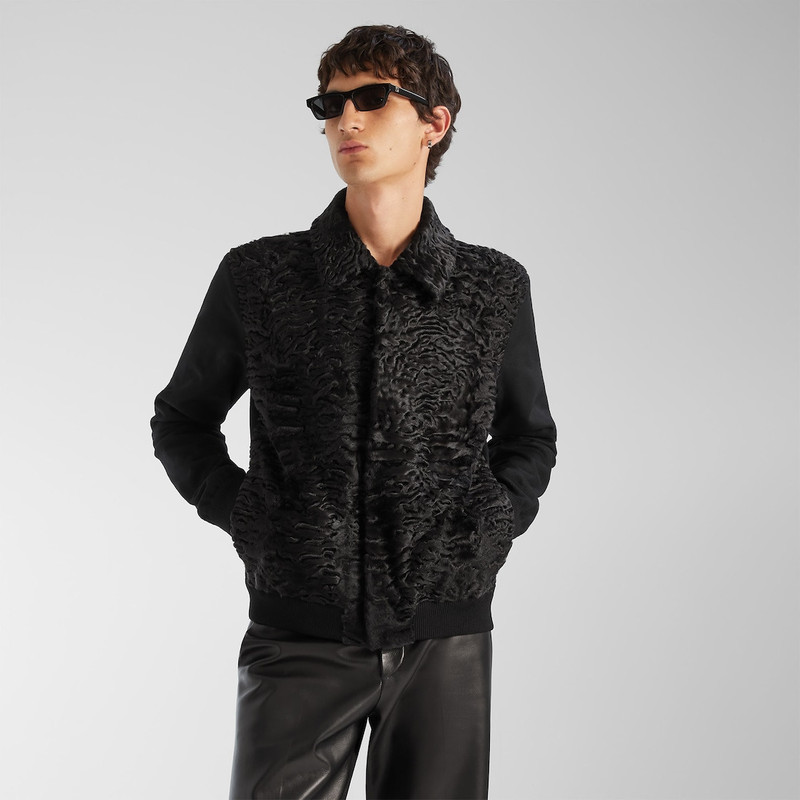 FENDI Blouson Black swakara and cashmere blouson outlook