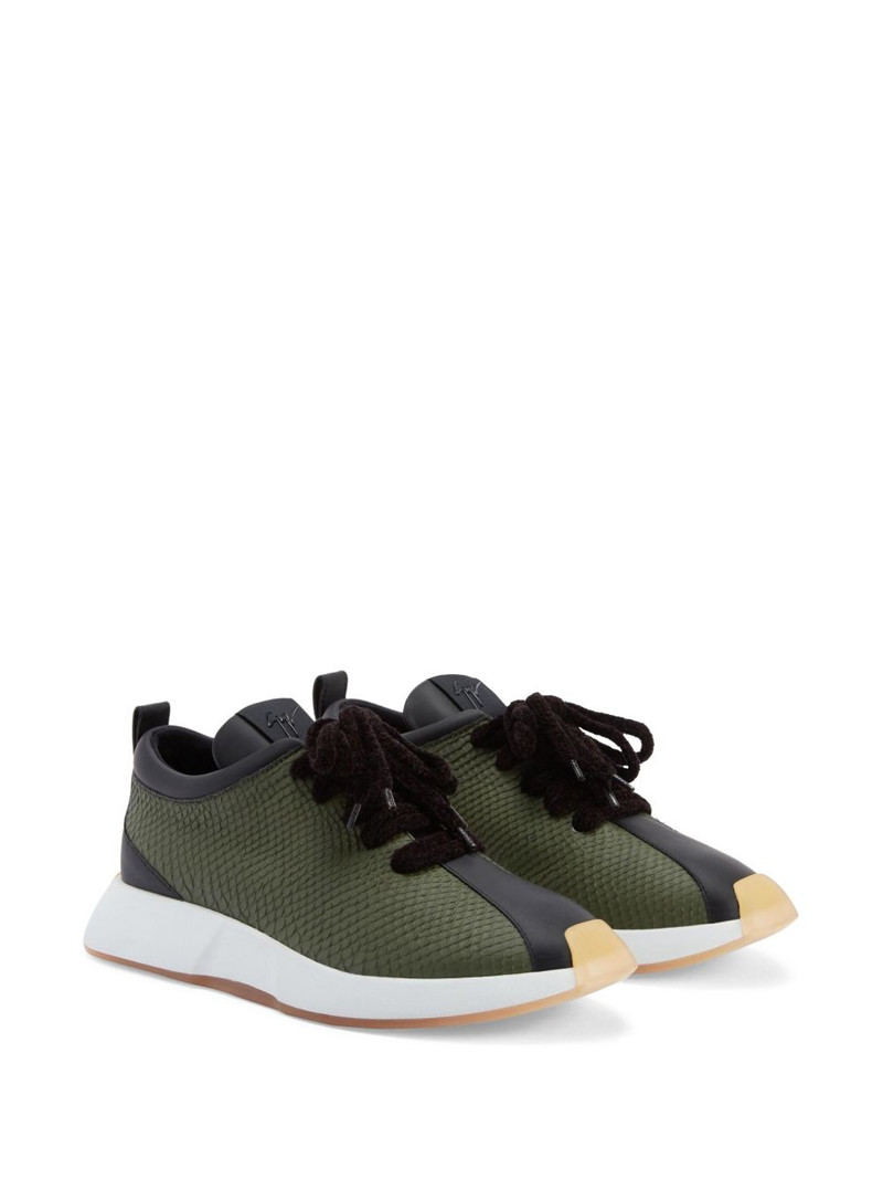 Giuseppe Zanotti textured sneakers outlook