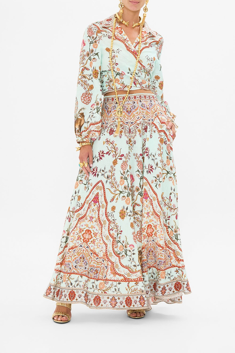 CAMILLA MAXI CIRCLE SKIRT outlook