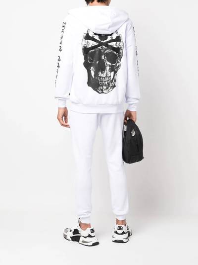 PHILIPP PLEIN skull-print hoodie sweatjacket outlook