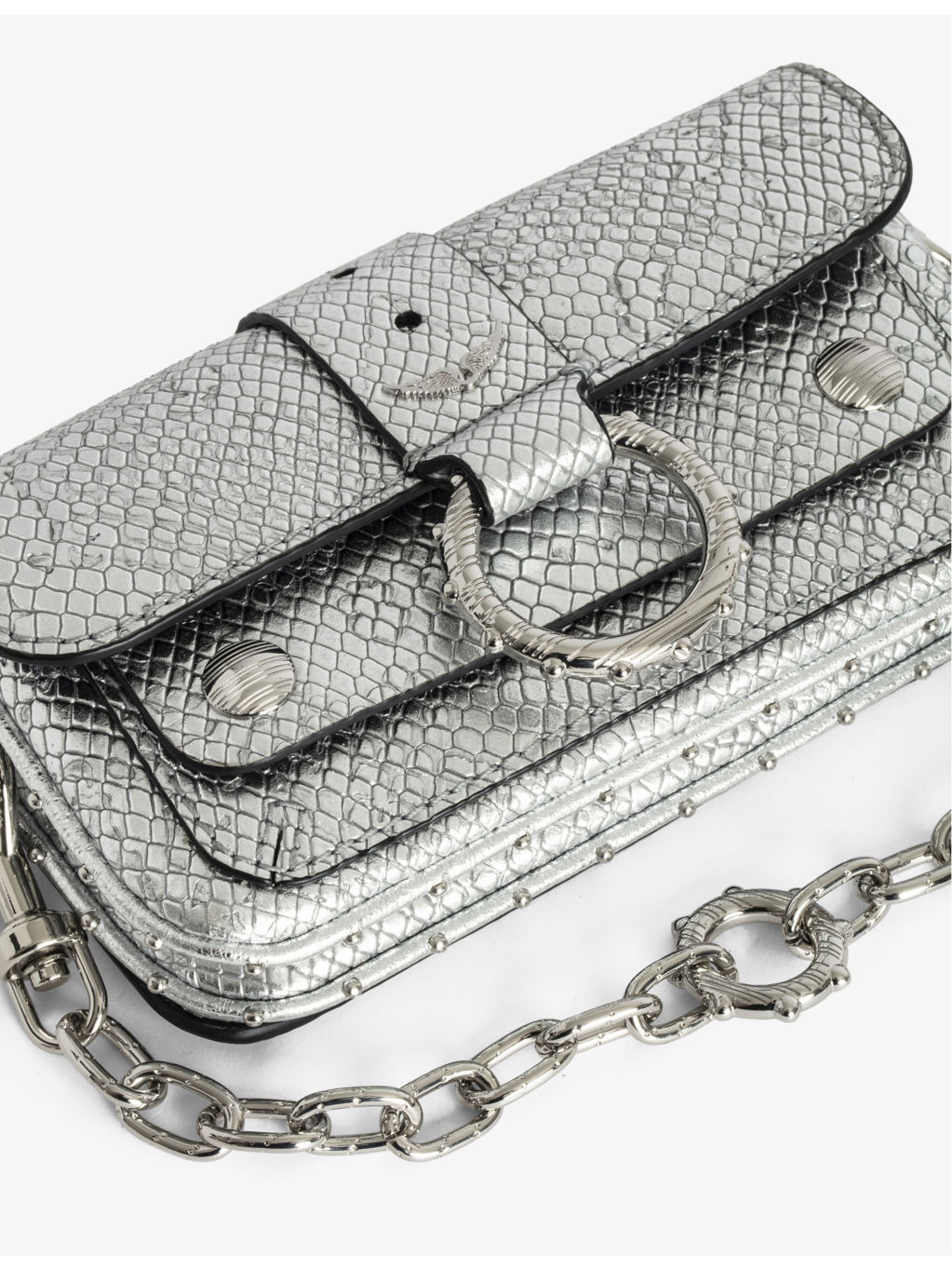 Zadig&Voltaire x Kate Moss Studded Leather Cross-Body Bag - 5
